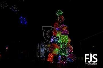 Telde se pone en modo navideño con el encendido de sus luces/Francisco Javier Santana.